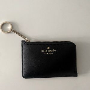Kate Spade L-Zip Card Holder Keychain